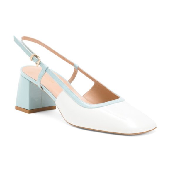 BRUNO MAGLI Made In Italy Patent Leather Tasa Low Heels